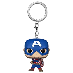 Фігурка брелок Funko Pop Марвел Капітан Америка Marvel Captain America 4 см M CA K1419 - мініатюра 2