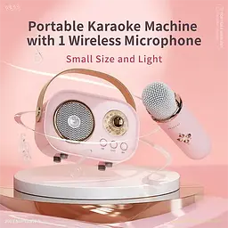 Бездротовий мікрофон для караоке, колонка SPEAKER C20 PLUS - мініатюра 4