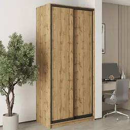 Шафа-купе дводверна MebelStar Стандарт BG 2ДСП 110x60x240 см Дуб тахо (MBS-10103)