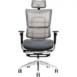Офісне крісло GT Racer X-801L (W-20, B-40), світло-сіре (X-801L Bright Gray (W-20 B-40)) - мініатюра 3