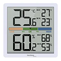 Термогігрометр Technoline WS9472 White (WS9472), Білий - мініатюра 2