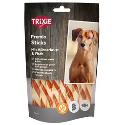 Ласощі для собак Trixie PREMIO Fish Chicken Sticks 80 г (курка і риба)