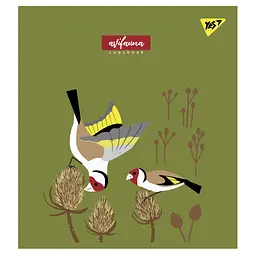 Набір зошитів Yes Avifauna А5 в клітинку 12 аркушів 10 шт. (766791) - мініатюра 2