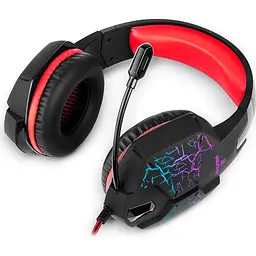 Ігрові навушники REAL-EL GDX-7750 Black/Red (EL124100048) [112564] - мініатюра 4