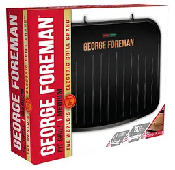 Гриль George Foreman 25811-56 Fit Grill Copper Medium 1630 Вт антипригарне покриття чорний мідь (25811-56) - мініатюра 6