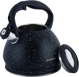 Чайник Whistling Kettle Marble 2.7л зі свистком Kamille Ø19.5х24 см kuh0011107 - мініатюра 6