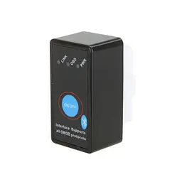 Сканер для діагностики автомобіля OBD2 ELM327 BT Black (AV186) - мініатюра 2