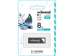Флешка Wibrand 8 GB Stingray Gray USB 2.0 (WI2.0/ST8U5G) - мініатюра 2