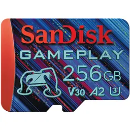 Карта пам'яті SanDisk microSDXC GamePlay 256GB UHS-I U3 A2 V30 (SDSQXAV-256G-GN6XN) [174437]