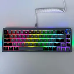 Ігрова механічна клавіатура Kondor Moonlight X / Дротове підключення / Brown Switch / Black Grey Black - мініатюра 3