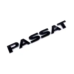 Емблема напис Passat для Volkswagen (2002-2020г) Чорний Глянець 190х23 мм на скотчі (Завод)
