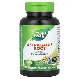 Астрагал, Astragalus, корінь, 1410 мг, 100 веганських капсул (470 мг у капсулі) Nature's Way vit0002474