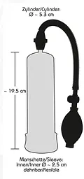 Вакуумна помпа Orion Penis Pump Clear - мініатюра 5