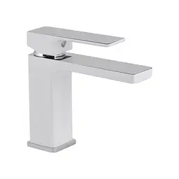 Змішувач з гігієнічною лійкою Qtap Gemini QTGEM272CRW45691 Chrome/White, Білий - мініатюра 2