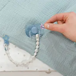 Пустушка для ляльки Baby Born на кліпсі блакитна (838679-1) - мініатюра 5