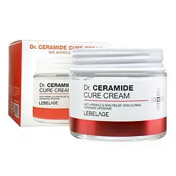 Крем LEBELAGE для обличчя Dr. Ceramide Cure відновлювальний проти зморщок 70 мл