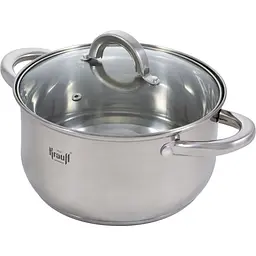 Каструля Krauff Steil зі скляною кришкою 22 см 4.5 л (26-238-076) - мініатюра 2