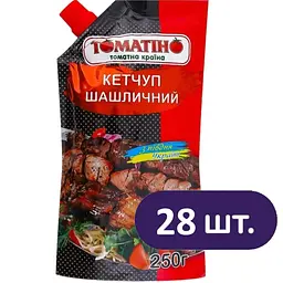 Кетчуп Томатіно Шашлычный 7 кг (28 шт. х 250 г)