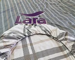 Постільна білизна LARA сатин d13234e160 з простирадлом на резинці 160х200х25 євро 200х220 см - мініатюра 7