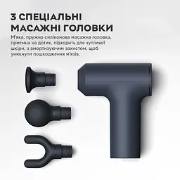 Масажер перкусійний MiJia Massage Gun Mini Black - мініатюра 5