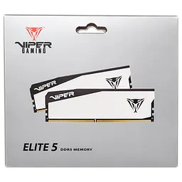 Модуль пам'яті для комп'ютера DDR5 32GB (2x16GB) 5600 MHz Viper Elite 5 Patriot (VEB532G5636KW) - мініатюра 7