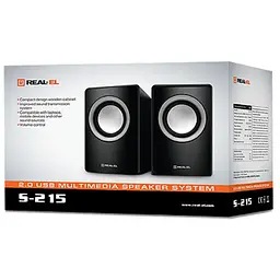 Акустична система REAL-EL S-215 black - мініатюра 2