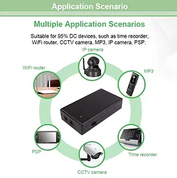UPS ДБЖ безперебійне живлення для роутера/термінала ONU Voltronic UPS120 12V 1A - мініатюра 3