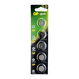 Батарейки GP LITHIUM Button Cell 3.0V CR1620-2CPU5 Літієва CR1620 5 шт. - мініатюра 2