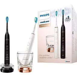 Електрична зубна щітка Philips Sonicare DiamondClean 9000 White & Black (HX9914/57) [67575]