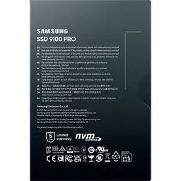 SSD накопичувач Samsung 9100 PRO 2TB (MZ-VAP2T0BW) [134167] - мініатюра 8