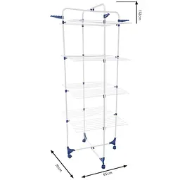 Сушарка для білизни підлогова Casa Si Athletic 4 White (CS92186H04) - мініатюра 2