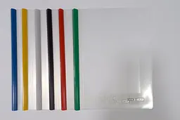 Папка Economix А5 E31261 65л. з пліч. планкою-притиском (4044572312617) Червоний - мініатюра 2