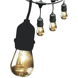 Гірлянда LED Light Edison Solar вулична з ретро лампами 15 шт. на сонячній батареї - мініатюра 3