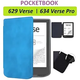 Чохол-книжка BeCover Smart Case для PocketBook 629 Verse / 634 Verse Pro 6" Light Blue (710973) - мініатюра 4