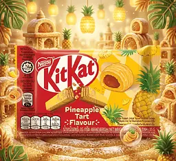 Шоколадний батончик Kit Kat Pineapple Tart Flavour 35 г - мініатюра 3