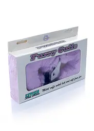 Наручники Fetish B Series Furry Cuffs, фіолетові - мініатюра 6
