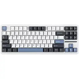Клавіатура Aula F87 Gasket Greywood switch Hot-Swap 2.4G Wireless/BT White EN/UA (6948391208602)