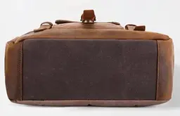 Рюкзак дорожній текстильний 20057 Vintage коричневий - мініатюра 6