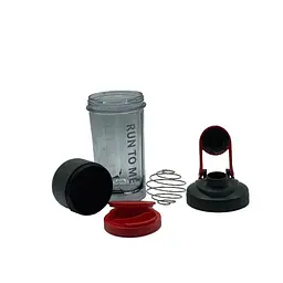 Шейкер CASNO KXN-1199 600 мл (+150 мл), Red/Black - мініатюра 3