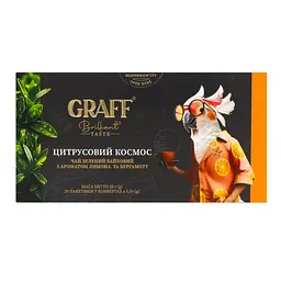 Чай зелений Graff Citrus space 30 г (20 шт. х 1.5 г) - мініатюра 2
