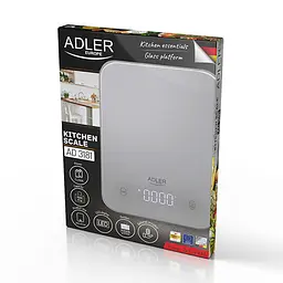 Ваги кухонні Adler AD 3181 grey - мініатюра 8