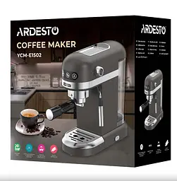 Кавоварка Ardesto рожкова 1.4 л чорна (YCM-E1502) - мініатюра 7