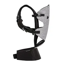 Сумка-переноска Bebe Confort GO 4, Black Chic, світло-сіра з чорним, (2675666210) - мініатюра 2
