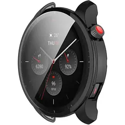 Чохол-накладка DK Silicone Face Case для Xiaomi Amazfit GTR 4 (black) - мініатюра 2