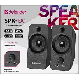 Акустична система Defender SPK-190 Black (65190) - мініатюра 4