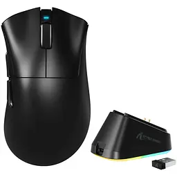 Мишка Attack Shark V3Pro Ultra-Light, Wireless/Bluetooth, 25000dpi. (PAW3311), 6кн., Black - мініатюра 2