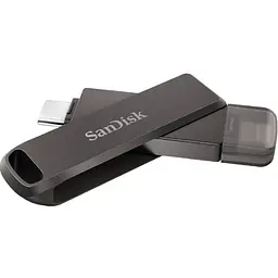 USB флеш-накопичувач SanDisk iXpand Luxe 64GB Lightning + USB-C Black (SDIX70N-064G-GN6NN) [59664]