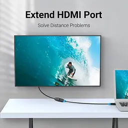 Кабель HDMI M - F (подовжувач), 1.0 м, V2.0, 4K 60Hz PVC Vention - мініатюра 4