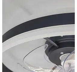 Стельова LED-люстра-вентилятор Artlight FS301BK, чорна, 71 Вт, від 10-18 м² - мініатюра 5