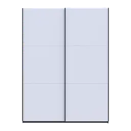 Шафа купе Doros G-Caiser Графіт/Білий 2 ДСП / 3 частини 180х60х240 (44900262) - мініатюра 3